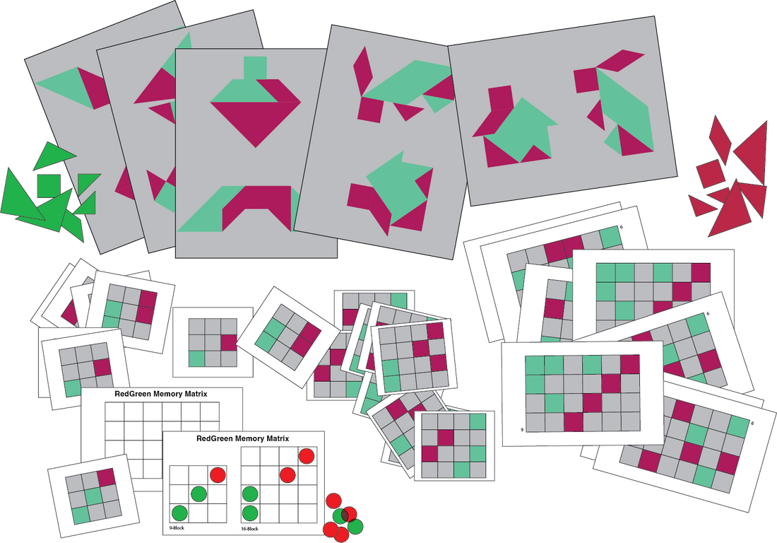 E. Matrix & Tangram Set – The RedGreen ToyBox