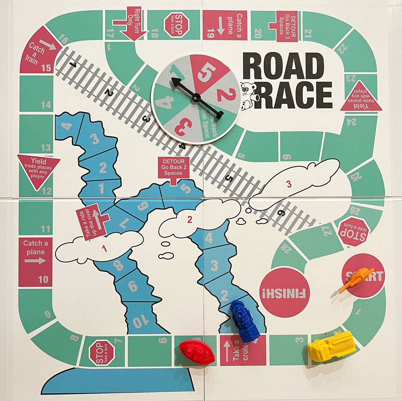 G. RoadRace Board Game – The RedGreen ToyBox