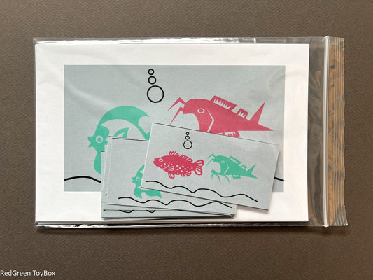 N. Memory & Near Far Fish Cards